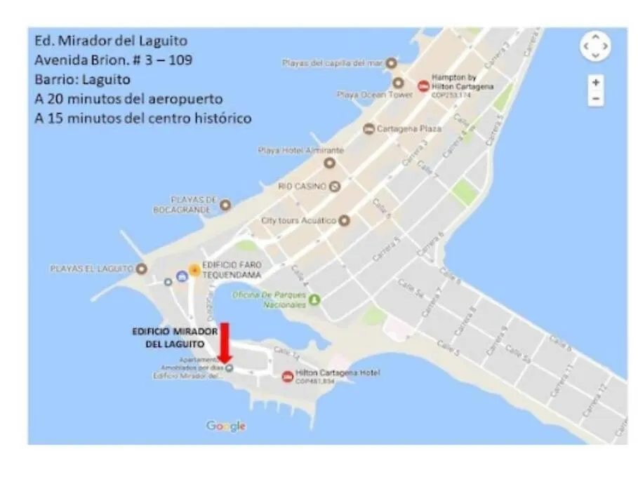 Cartagena1403.Mirador Del Laguito Frente A La Bahia - 4 Habアパートメント 0*, Cartagena