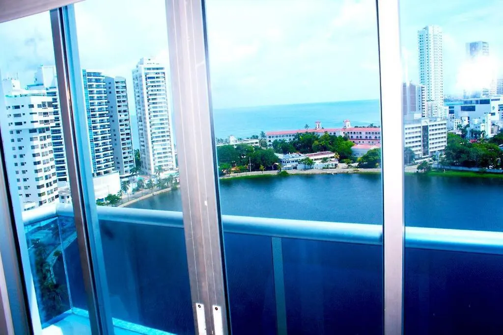 アパート Cartagena1403.Mirador Del Laguito Frente A La Bahia - 4 Habアパートメント